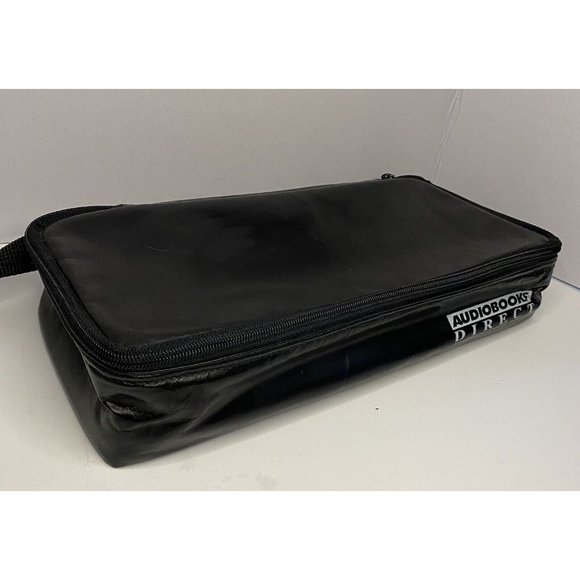 Audiobooks Direct Vtg Soft Zippered Cassette Case Holds 15 Plus EUC - Picture 14 of 14